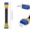 AUTOOL 60CM Car 16 Pin OBDII Enhanced Extension Male to Female Cable for Launch Easydiag/THINKDIAG/THINKDRIVER/ELM327 OBD2 Cable