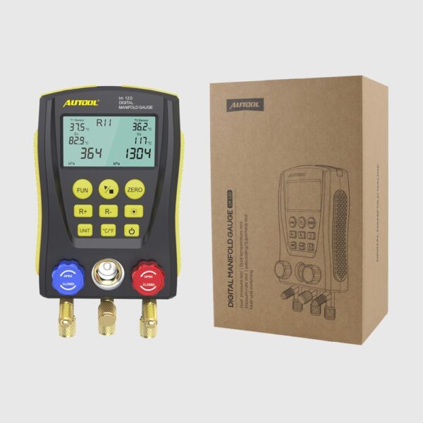 AUTOOL LM120 AC Manifold Gauge Refrigerant Identifier