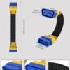 AUTOOL Car OBD2 II Enhanced Flexible Extension Male to Female Cable for Launch Easydiag/THINKDIAG/THINKDRIVER/ELM327 OBDII Cable
