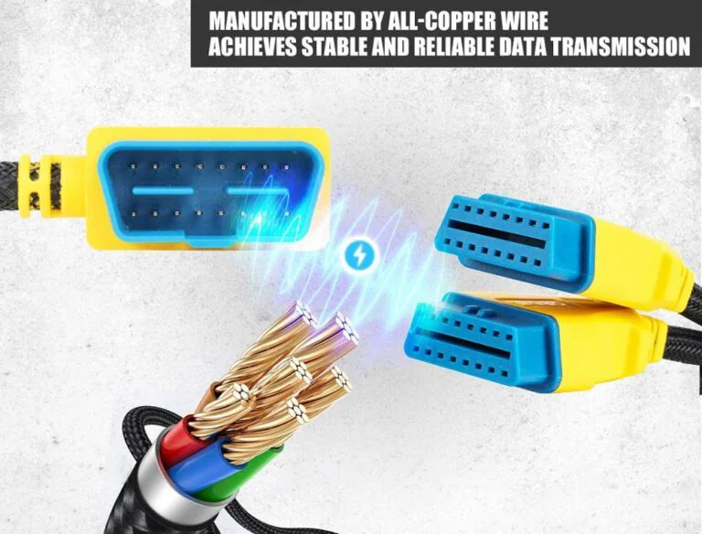 AUTOOL 35CM OBD2 Cable Connector OBD2