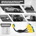 AUTOOL 35CM OBD2 Splitter Cable OBD2
