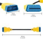 AUTOOL 36CM OBD2 Reinforced Nylon Extension
