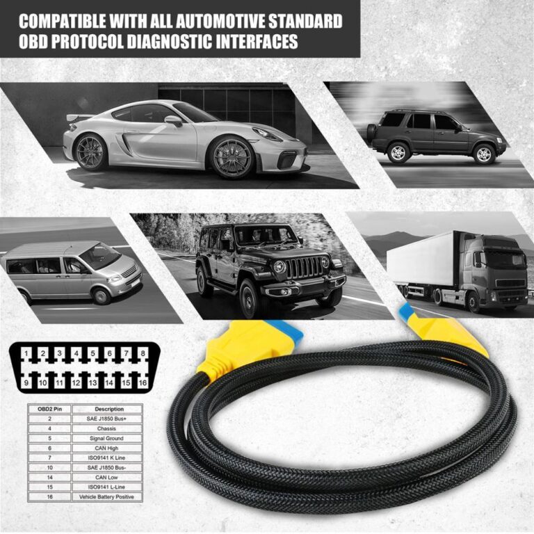 AUTOOL OBD2 extension cable