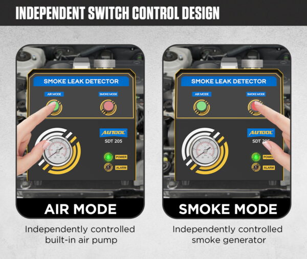 AUTOOL SDT205 Automotive Smoke Machine Leak Detector