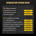 AUTOOL BT760 Battery Tester with Thermal Printer