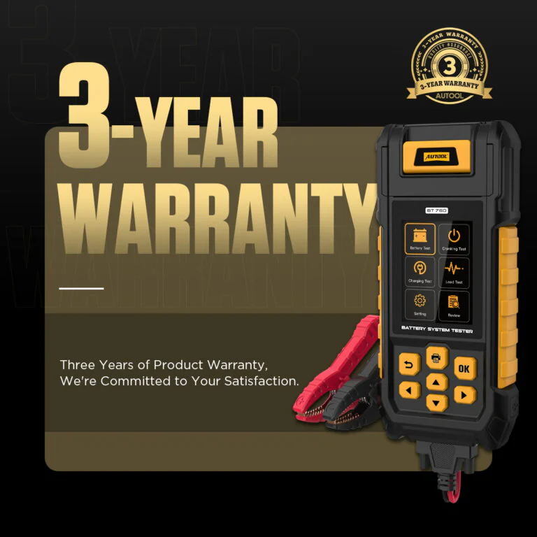 AUTOOL BT760 Battery Tester with Thermal Printer