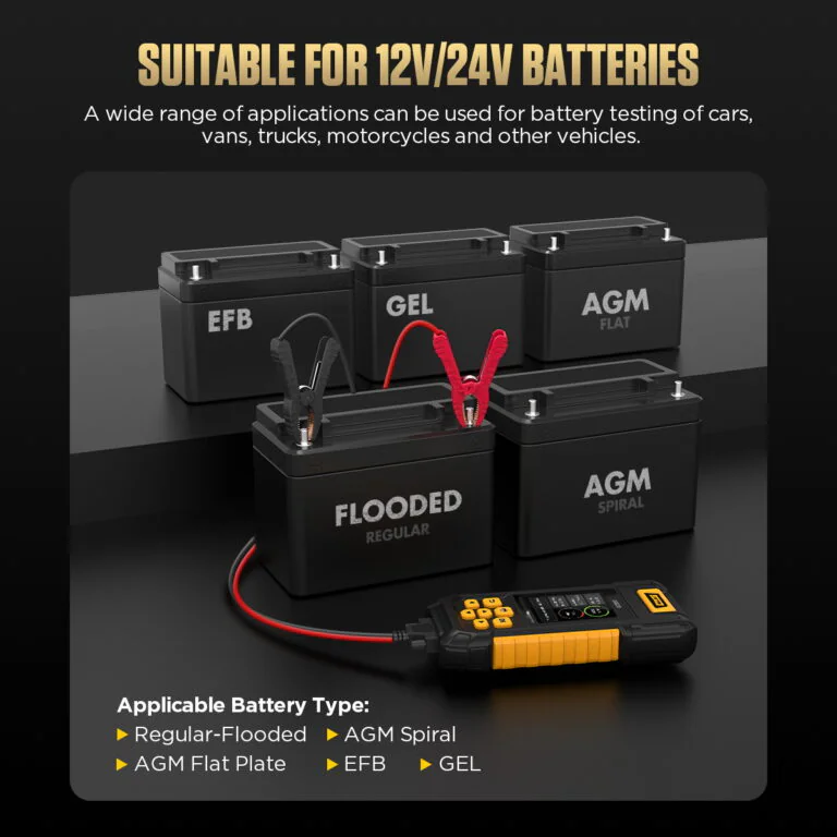 AUTOOL BT760 Battery Tester with Thermal Printer