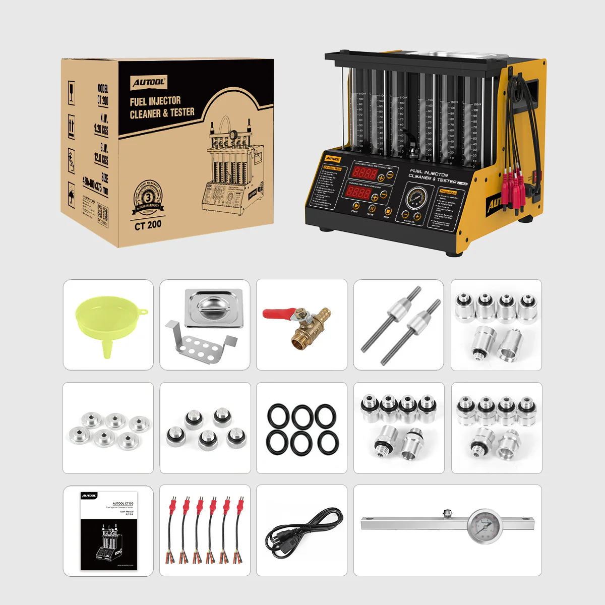 AUTOOL CT200 package contents.