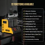 AUTOOL CT200 6-Cylinder Fuel Injector Cleaner and Tester-4 AUTOOL CT200 6기통 연료 분사기 세척 및 테스트기