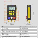 AUTOOL LM120 AC Manifold Gauge Refrigerant Identifier 5 AUTOOL LM120 AC Manifold Gauge Refrigerant Identifier