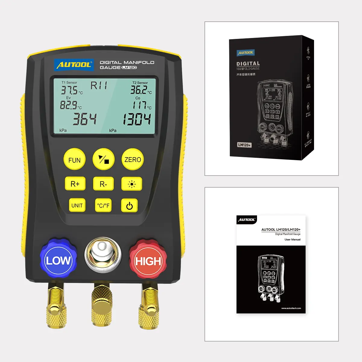 AUTOOL LM120 package contents