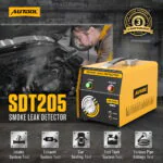 AUTOOL SDT205 Automotive Smoke Leak Detector with Air & Smoke Modes