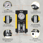 AUTOOL SDT206 Automotive Smoke Machine with Dual Built-In Pumps & Flow Control