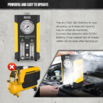 AUTOOL SDT206 Automotive Smoke Machine with Dual Built-In Pumps & Flow Control