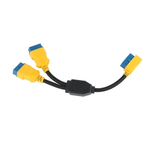 AUTOOL 35cm 1-to-2 OBD2 Splitter Cable