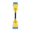 AUTOOL 20CM Car OBD2 Reinforced Nylon Extension Cord Male to Female Cable for Launch Easydiag/THINKDIAG/THINKDRIVER/ELM327 Cable