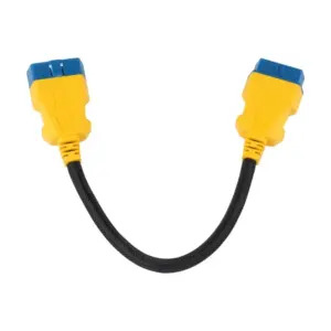 AUTOOL 36CM Car OBD2 Reinforced Nylon Extension Cord Male to Female Cable for Launch Easydiag/THINKDIAG/THINKDRIVER/ELM327 Cable