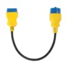 AUTOOL 40CM OBD2 Extension Cable Connector for BMW 20PIN to 16PIN OBD2 Adapter Wire Nylon OBDII Male to Female Extension Cord
