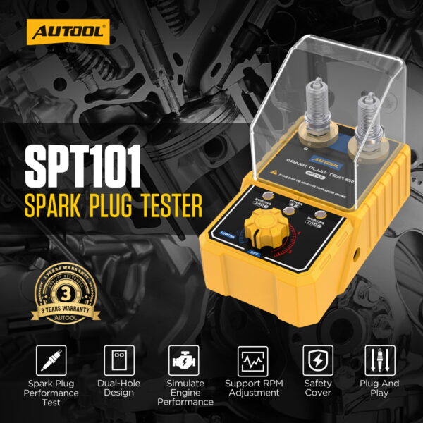 AUTOOL SPT101 Spark Plug Tester Spark Plug Checker