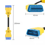 AUTOOL 20CM OBD2 Reinforced Nylon Extension