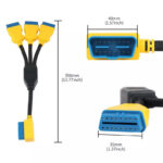 AUTOOL 35CM OBD2 Splitter Cable OBD2