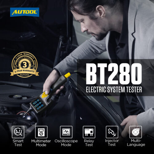 AUTOOL BT280 Electrical Circuit Tester Power
