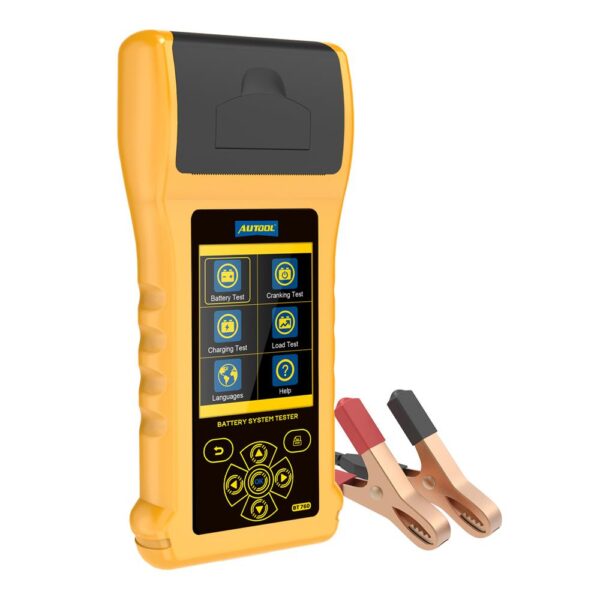 AUTOOL BT760 Battery Load Tester Printer