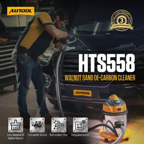 AUTOOL HTS558 Walnut Blaster Engine Cleaner
