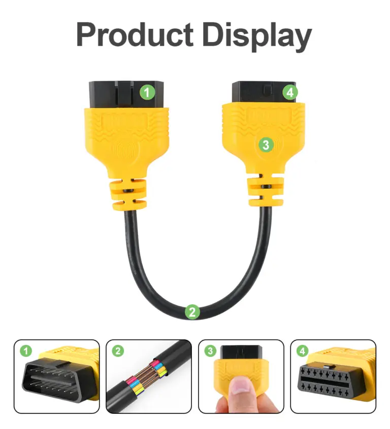 AUTOOL OBD 2 Diagnostic Adapter Cable