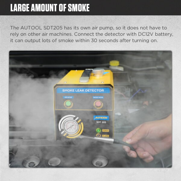 AUTOOL SDT205 Automotive Smoke Machine Leak Detector