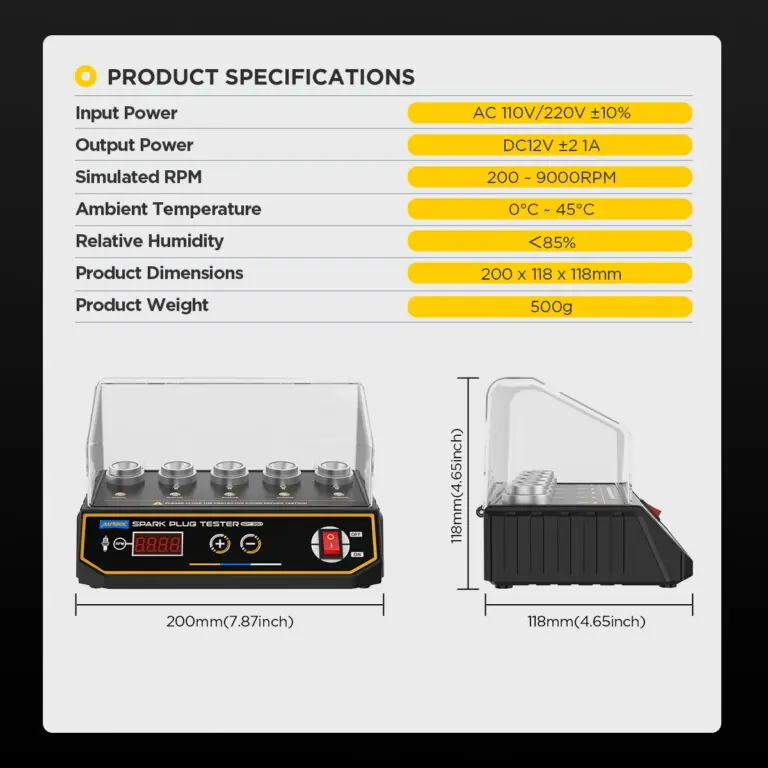AUTOOL Testeur de bougies d'allumage SPT360 - Diagnostic