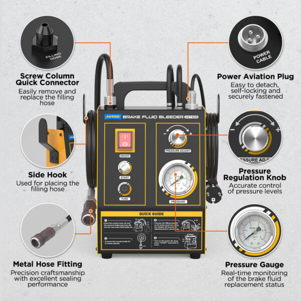 AUTOOL AST605 Car Pulsating Brake Fluid Exchanger