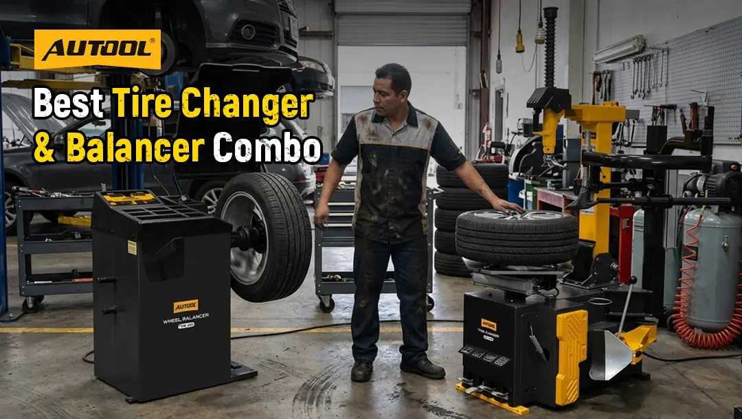 Tire Changer and Wheel Balancer Combo for Your Workshop
