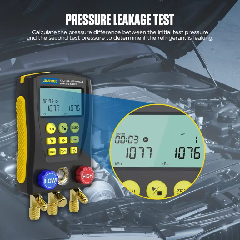 AUTOOL LM120+ Digital Refrigerant Gauges Hvac Gauges