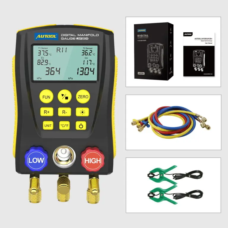 AUTOOL LM120+ Digital Refrigerant Gauges Hvac Gauges