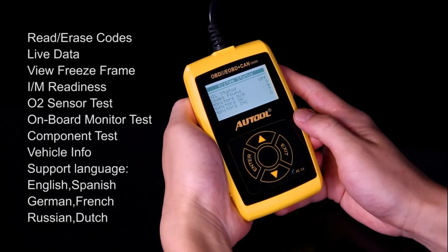 AUTOOL CS320 automotive diagnostic tool image 1