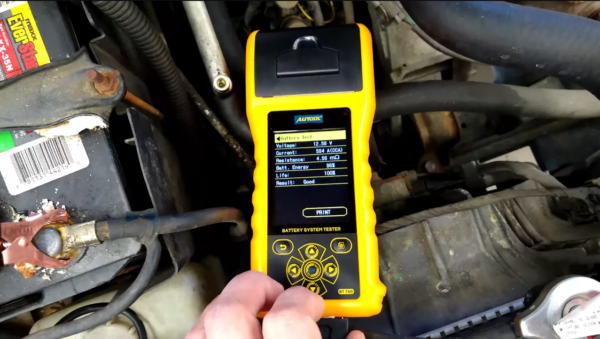 AUTOOL BT760 Battery Load Tester with Printer