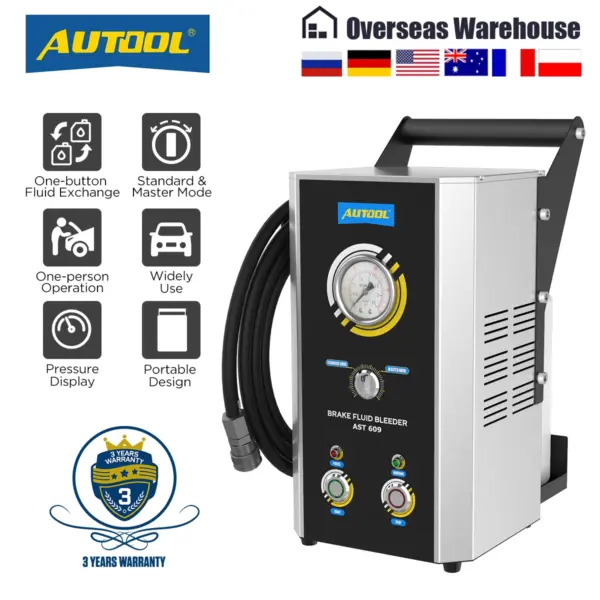AUTOOL AST609 Car Pulsating Brake Fluid Change Kit