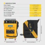 AUTOOL HTS708 Dry Ice Blasting Cleaning Machine