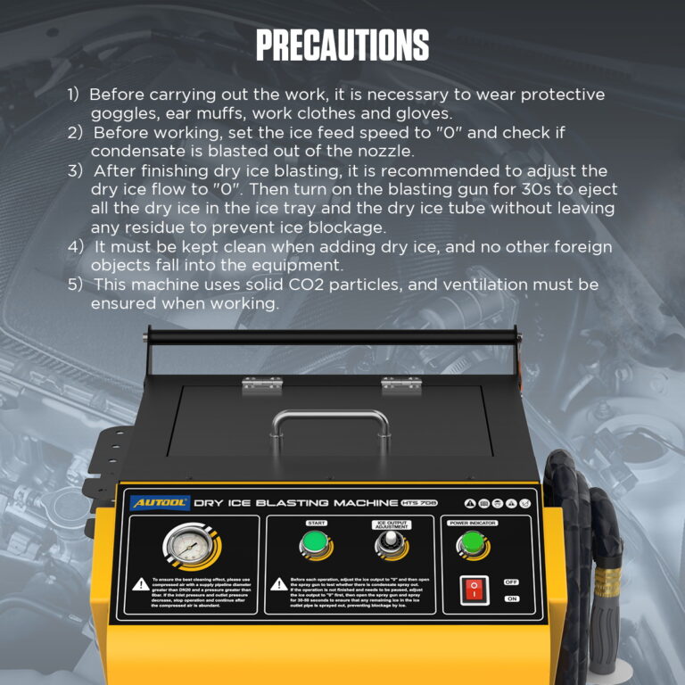 AUTOOL HTS708 Dry Ice Blasting Cleaning Machine