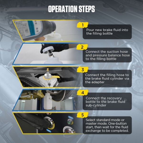 AUTOOL AST609 Pulsating Brake Fluid Change