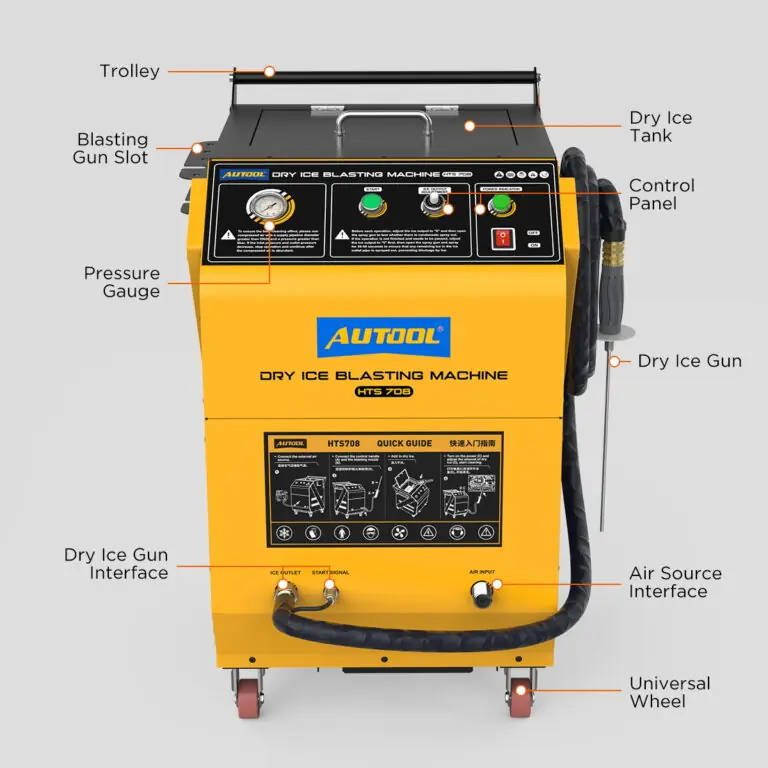 AUTOOL HTS708 Dry Ice Blasting Cleaning