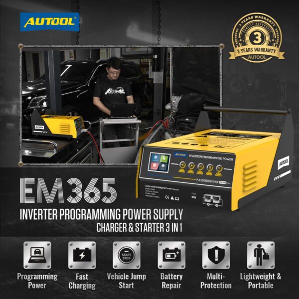 AUTOOL EM365 Power Inverter New Version