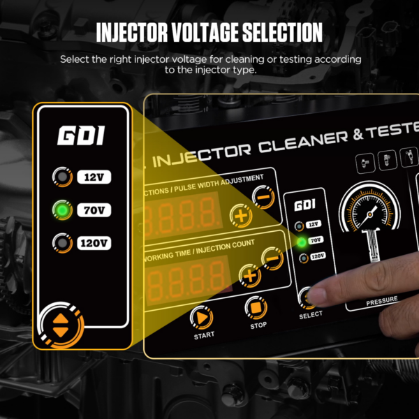 AUTOOL CT400 Fuel Injector Cleaning Tester with GDI Test