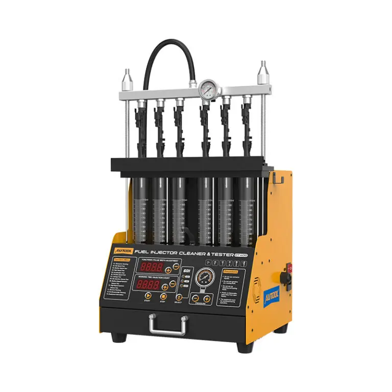 AUTOOL CT400 fuel injector cleaner machine AUTOOL CT400 GDI/EFI/FSI 6-Cylinder Fuel Injector Cleaning Machine & Tester