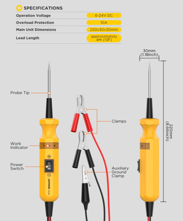 AUTOOL EM365 Power Inverter New Version