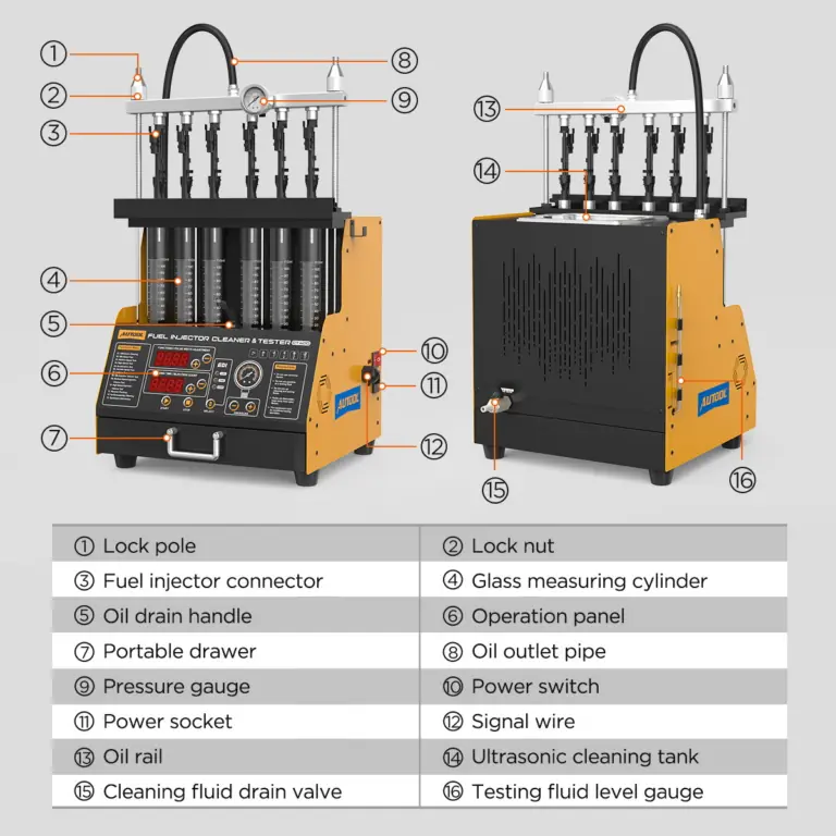 AUTOOL CT400 Fuel Injector Cleaner Tester | Official Store