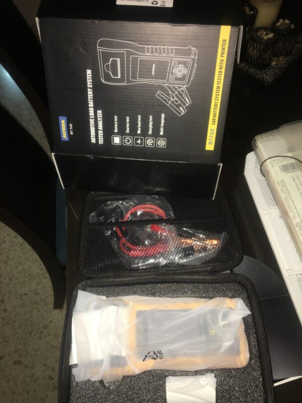 AUTOOL BT760 Battery Load Tester with Printer