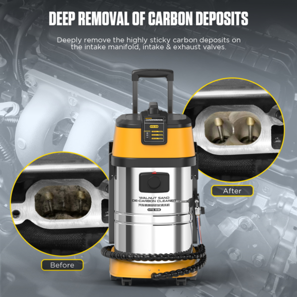 AUTOOL HTS518 Car Engine Carbon Deposition Cleaner Intake Pipe Valve Cleaning Machine Decarbonizing Auto Decarbon Wash