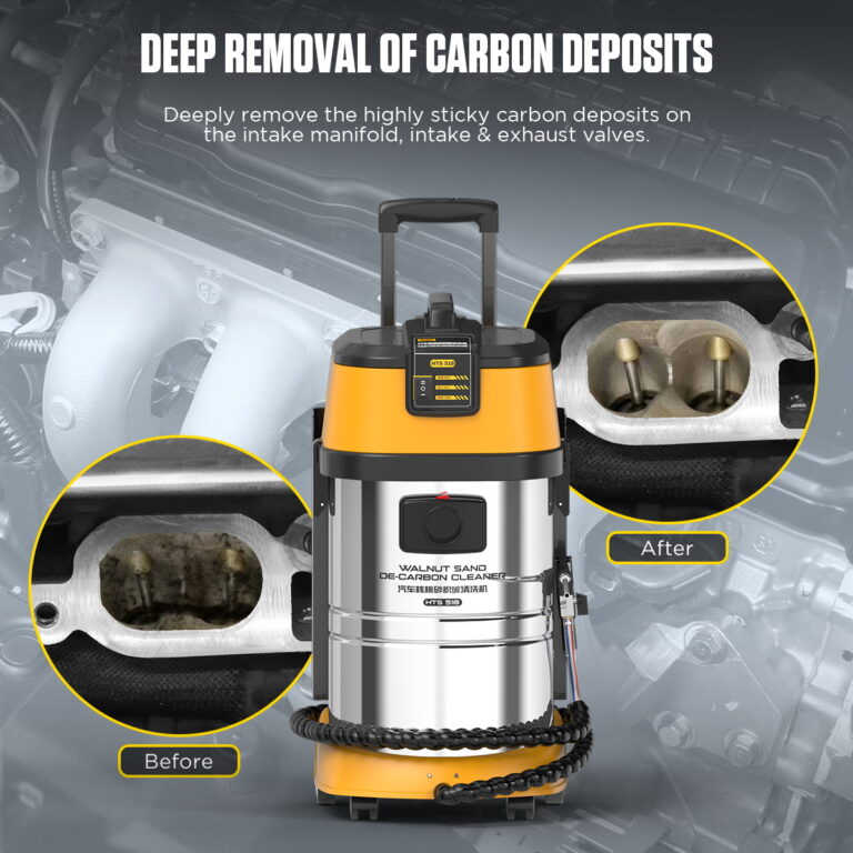 AUTOOL HTS518 Car Engine Carbon Deposition Cleaner Intake Pipe Valve Cleaning Machine Decarbonizing Auto Decarbon Wash